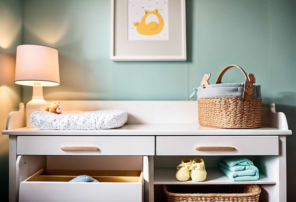 Comment aménager l'espace change idéal dans la chambre de bébé ?