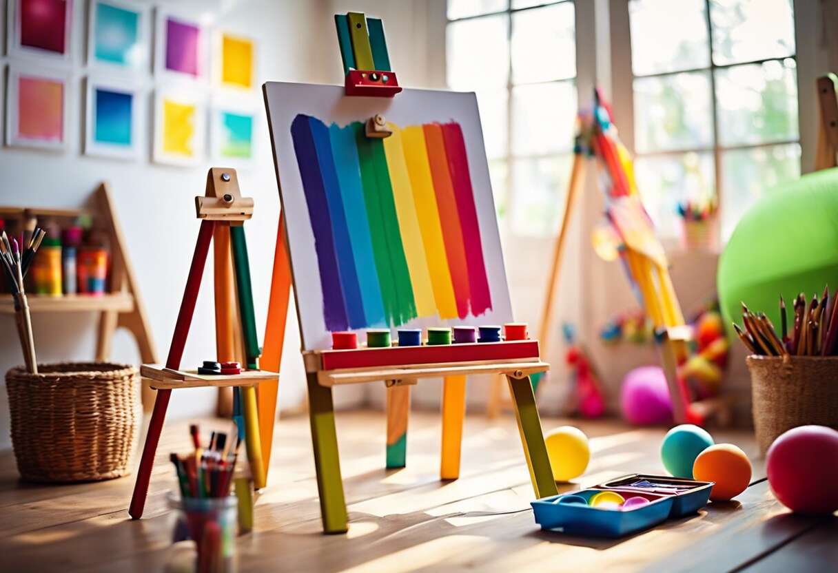 Comment optimiser l'usage du tableau chevalet pour le développement créatif de l'enfant