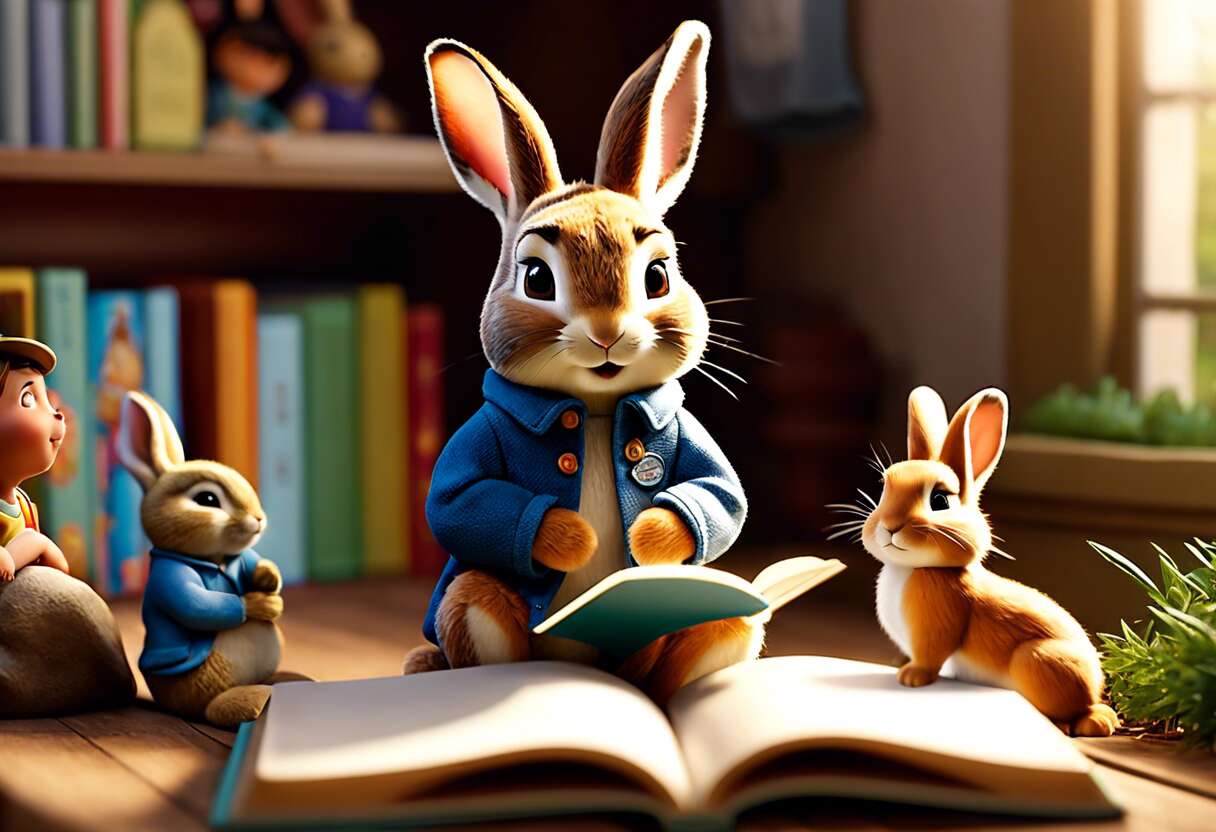 Des supports variés pour explorer les histoires de pierre lapin : livres et animations