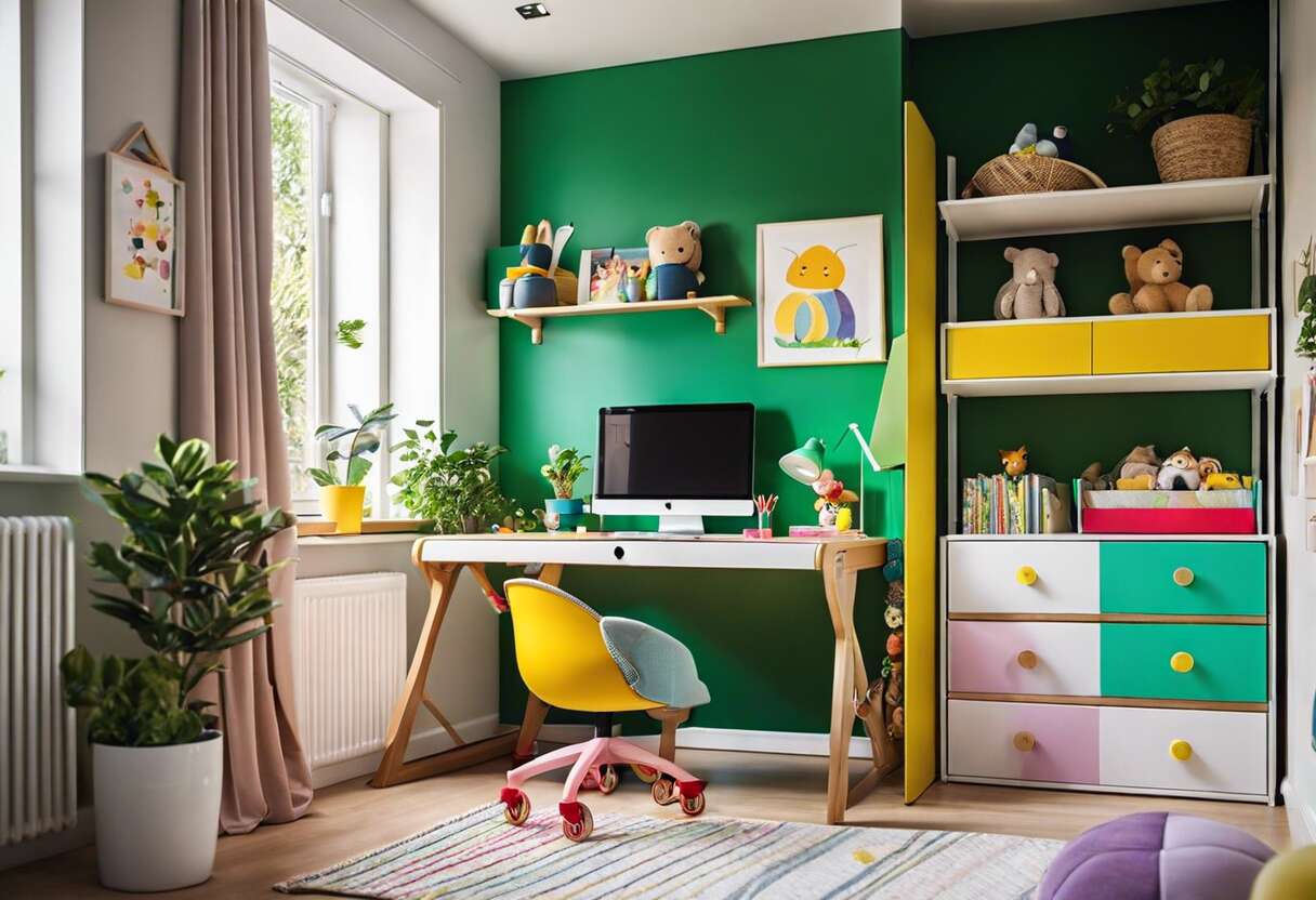 Comment bien aménager l'espace de travail dans une chambre d'enfant ?
