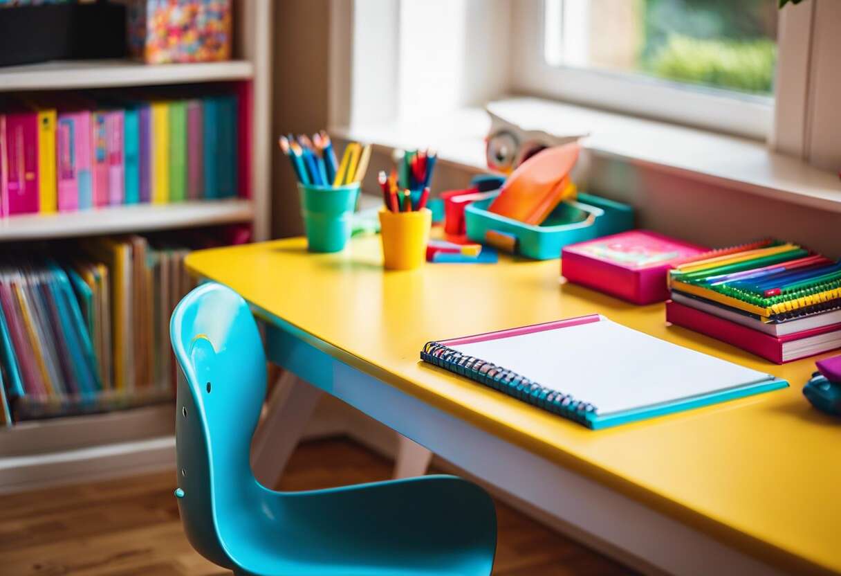 L'esthétique du bureau d'enfant : concilier fonctionnalité et style