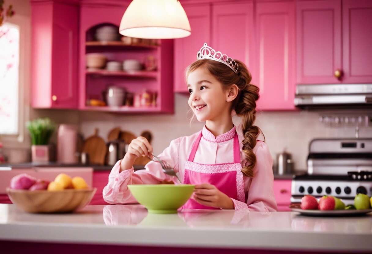 L'univers rose princesse en cuisine : analyse d'une tendance chez les petites filles