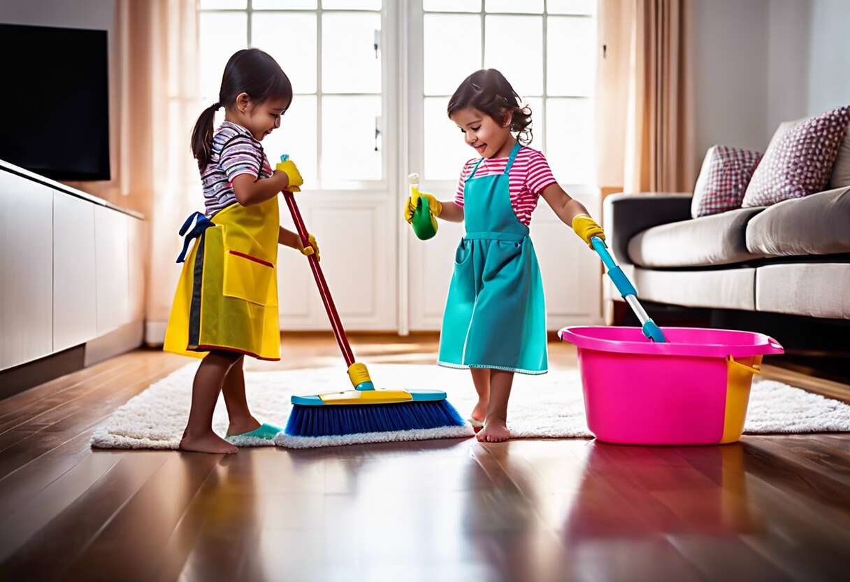 Choisir un set de ménage adapté à l'âge et à la taille de votre enfant