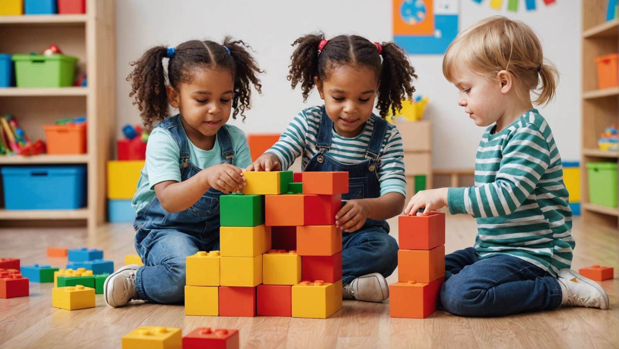Jouer et apprendre : comment les briques géantes favorisent la motricité fine
