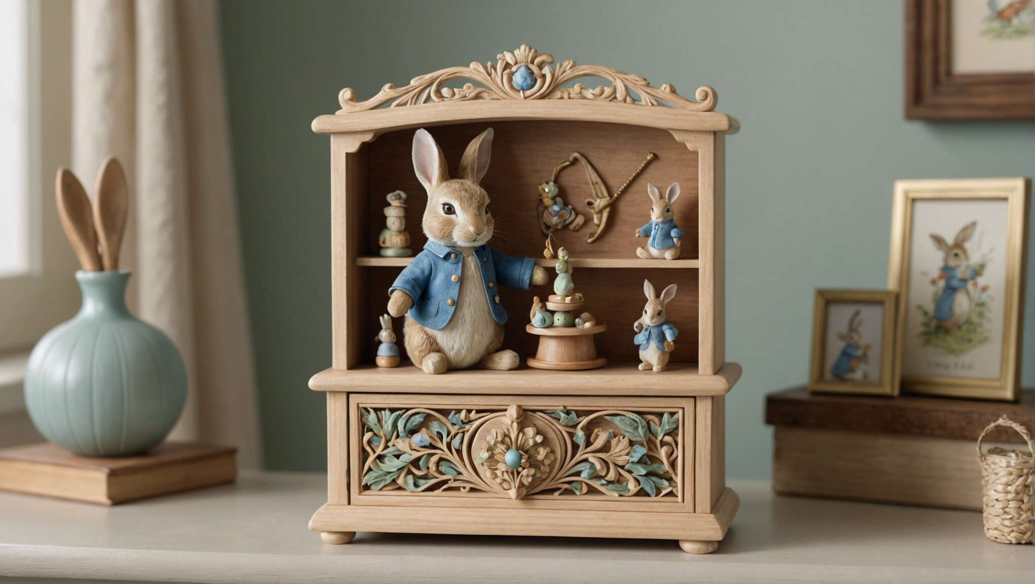 La boîte à musique pierre lapin : allier décoration et apaisement