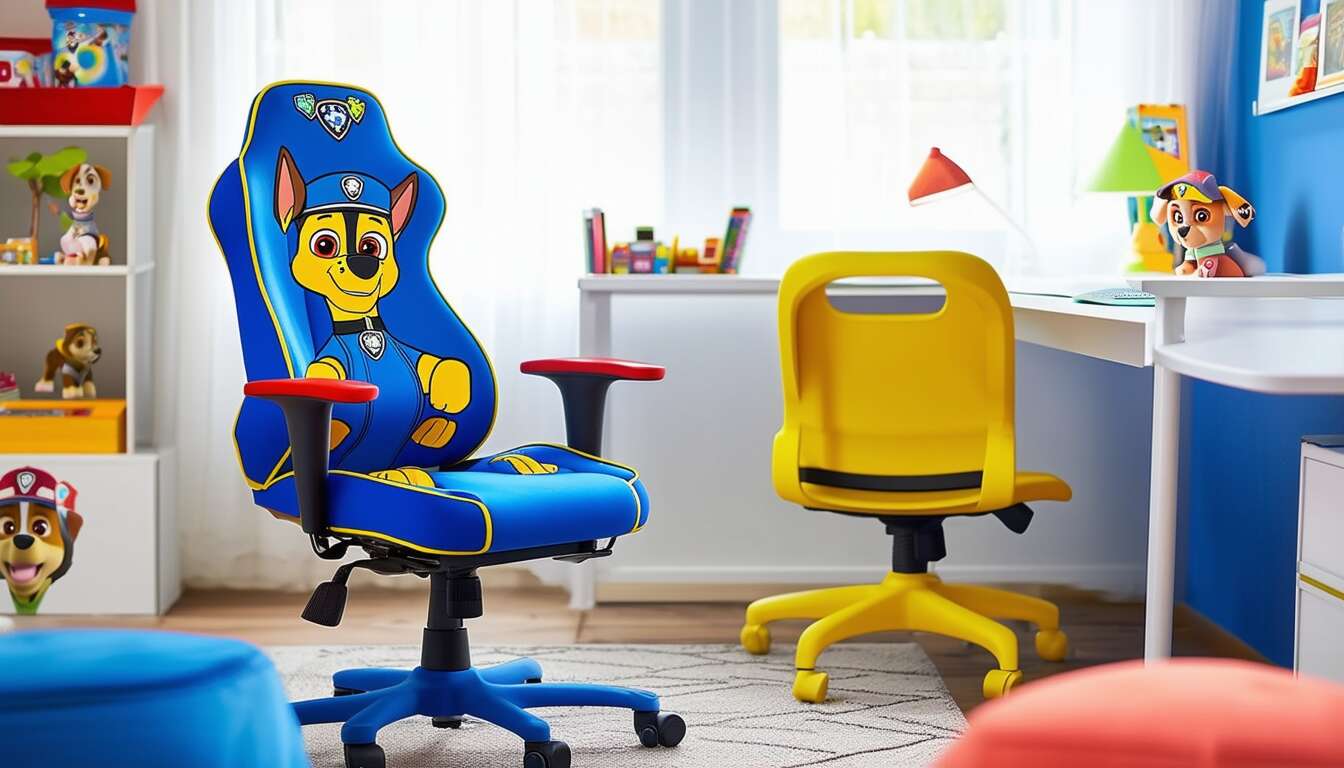 L'importance du confort et de l'ergonomie dans une chaise pour petit fan de la pat' patrouille