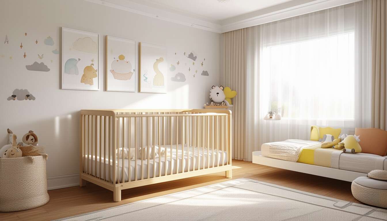 L’âge idéal pour passer du berceau au lit bébé