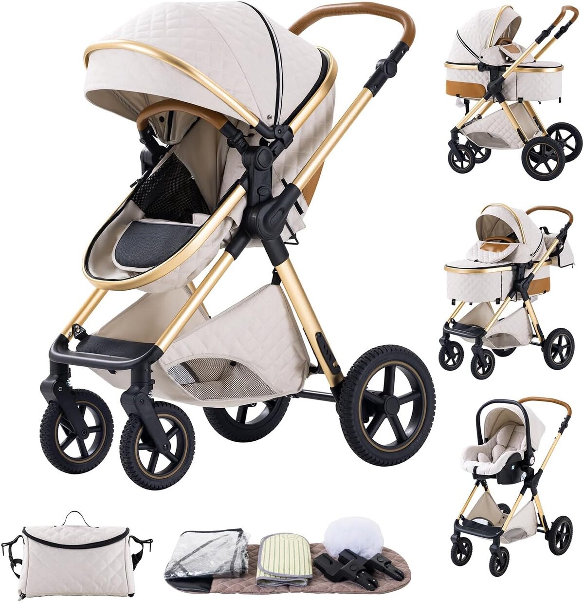 Test BEBBY Poussette 3 en 1 : polyvalence tout terrain pour bébé