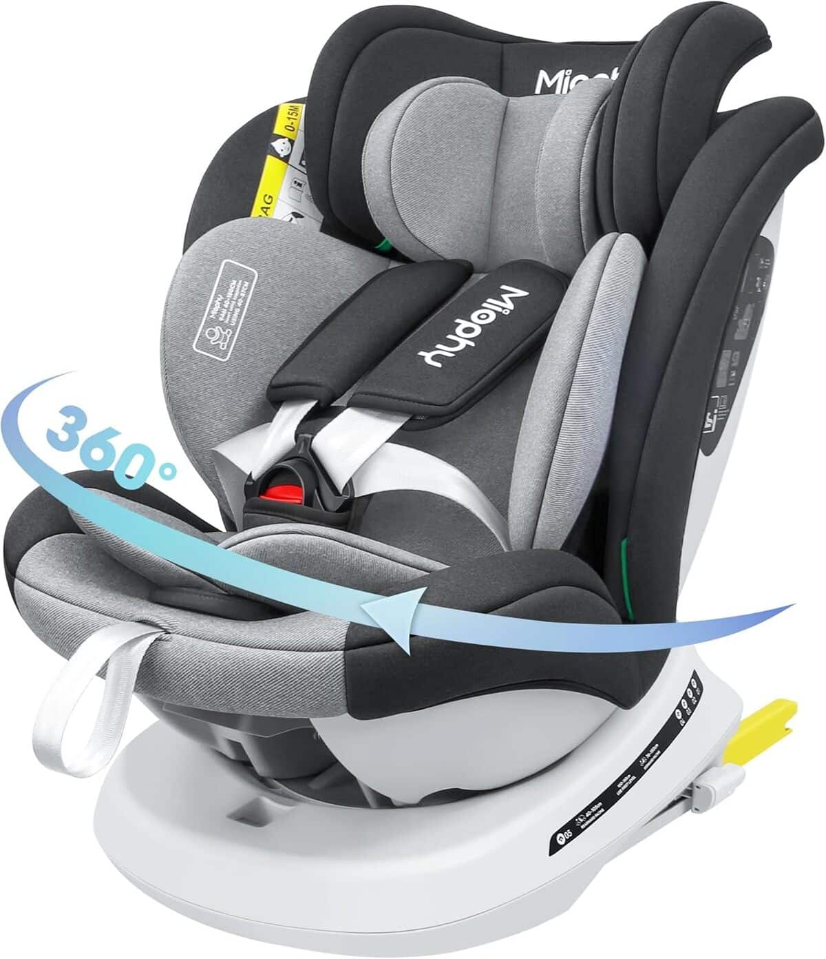 Test : siège auto pivotant Miophy I-Size pour tous âges