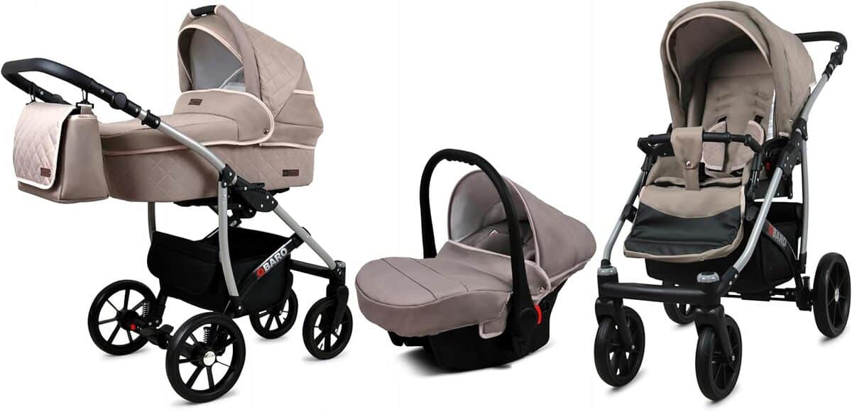 Avis sur la poussette combinée 3 en 1 Qbaro de BabyLux