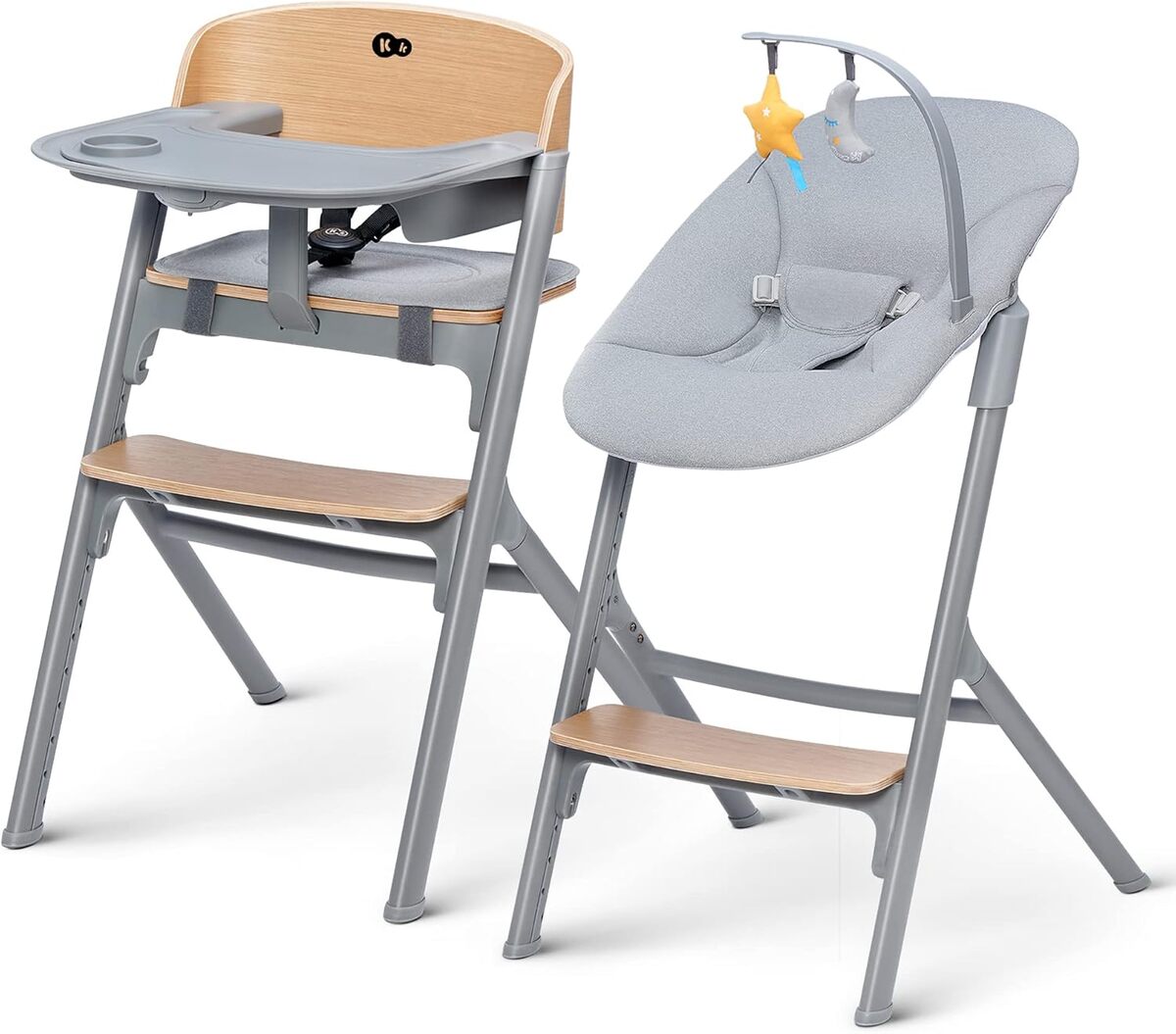 Test : chaise haute Kinderkraft LIVY et transat CALMEE pour la famille