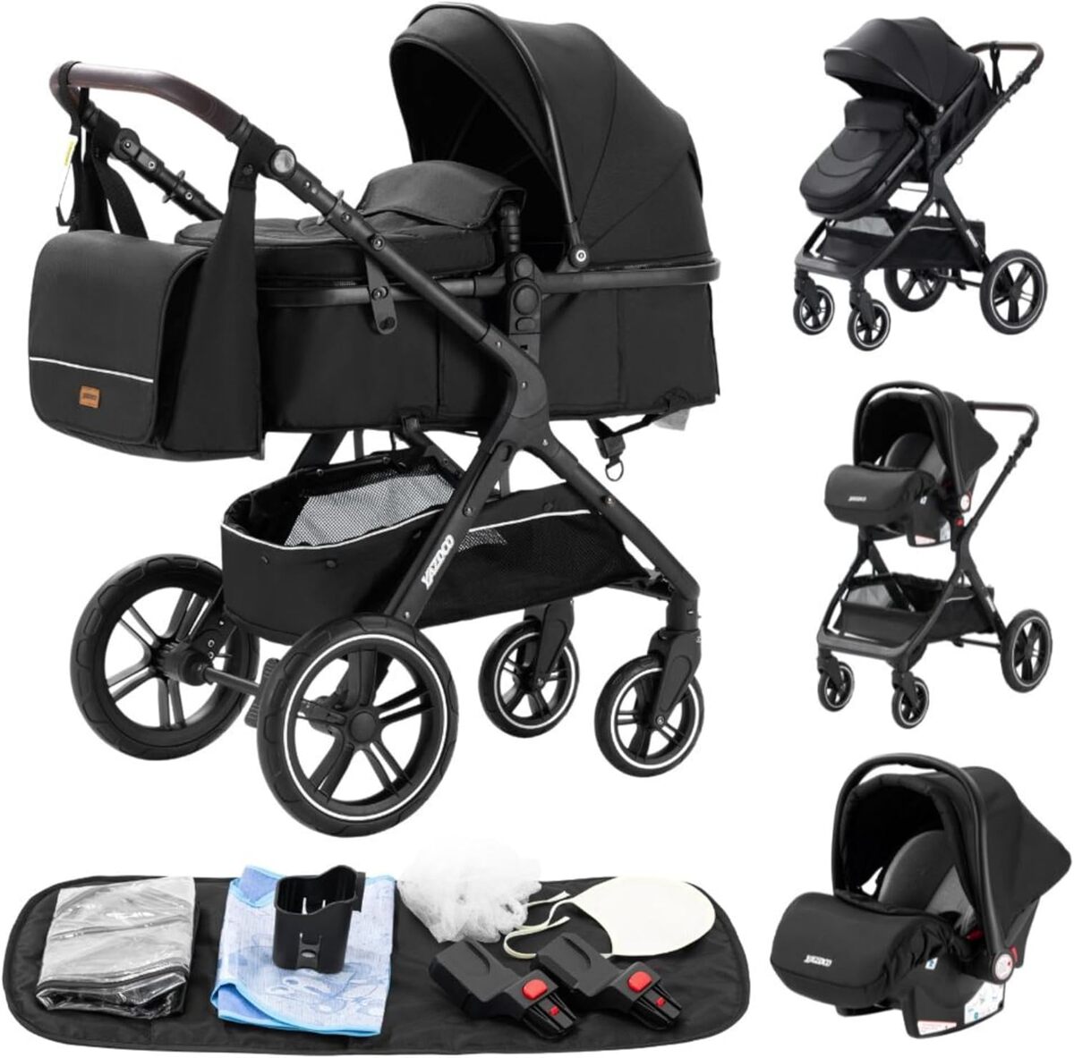 Test de la poussette 3 en 1 Yazoco : polyvalence citadine