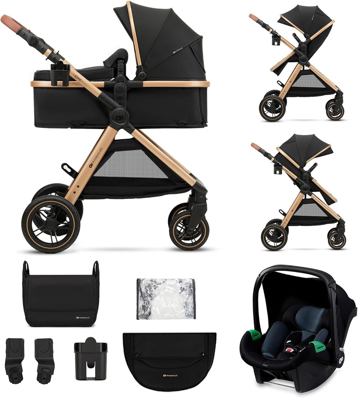 Test du siège auto 3 en 1 Kinderkraft ESME : polyvalence et sécurité
