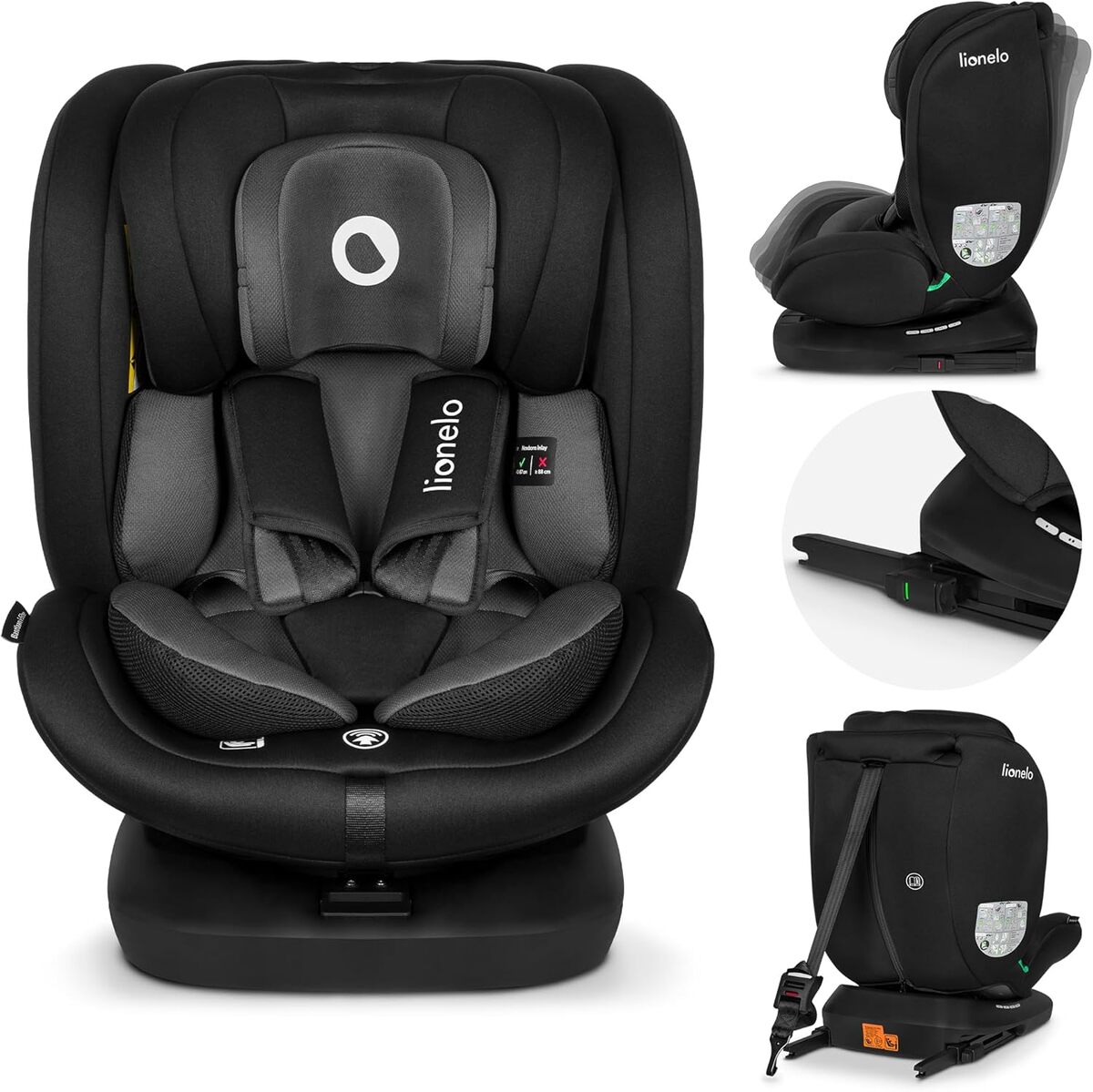 Test du siège auto pivotant LIONELO Bastiaan I-Size
