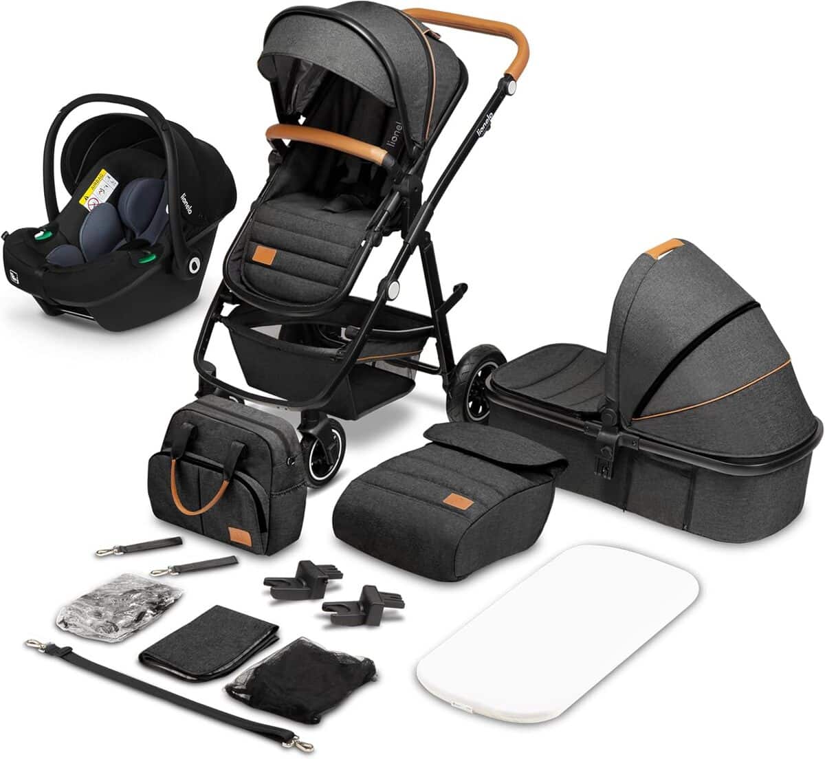 Test : lIONELO Amber, poussette 3 en 1 multifonctionnelle
