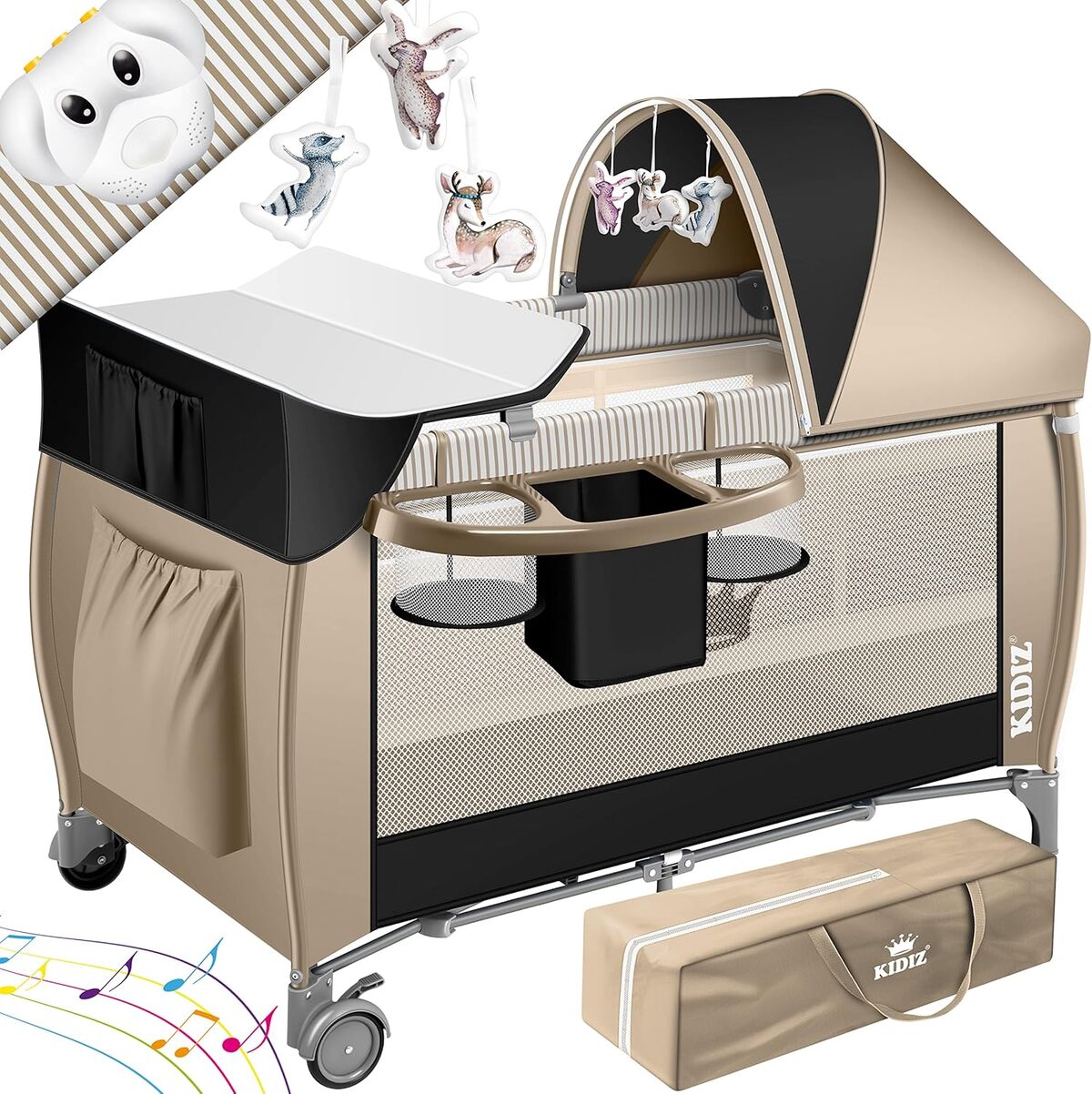 Test : lit pour bébé KIDIZ® 3 en 1 pliable
