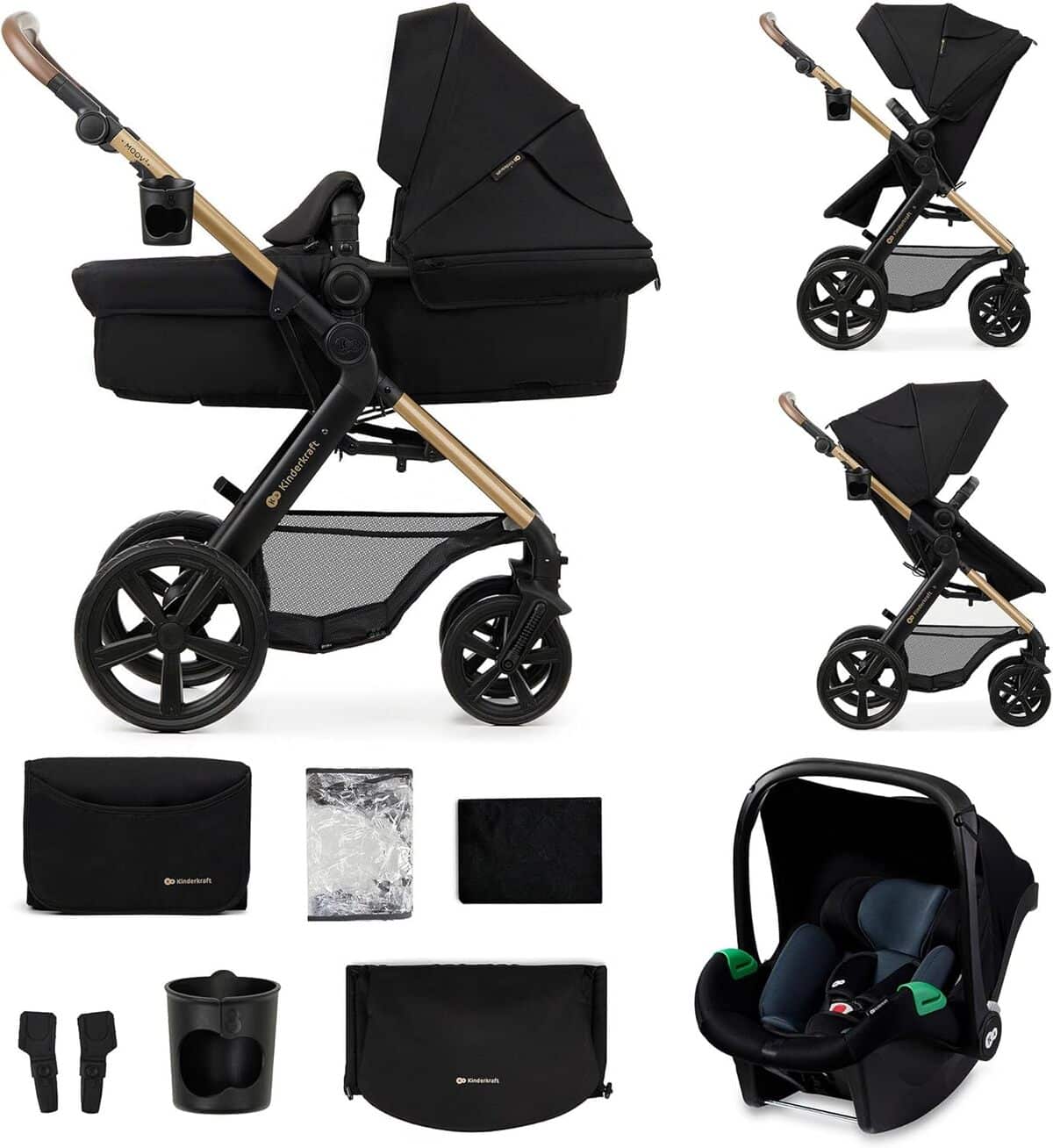 Test poussette Kinderkraft MOOV2 3 en 1 : pratique et sécurisée
