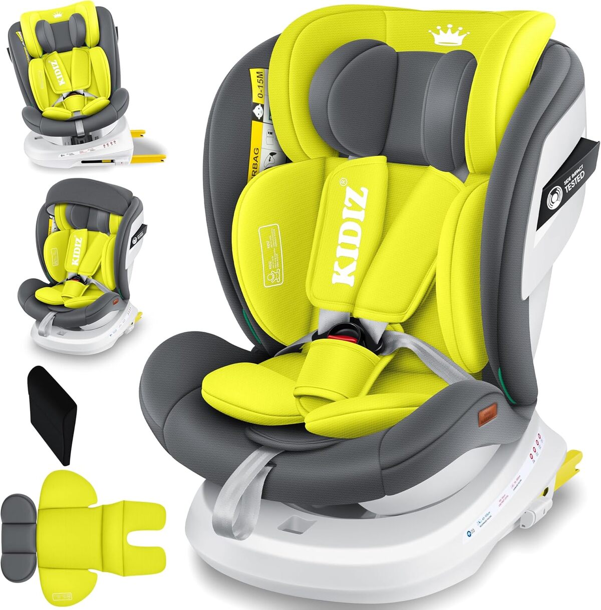 Test : siège auto pivotant KIDIZ® groupe 0/1/2/3