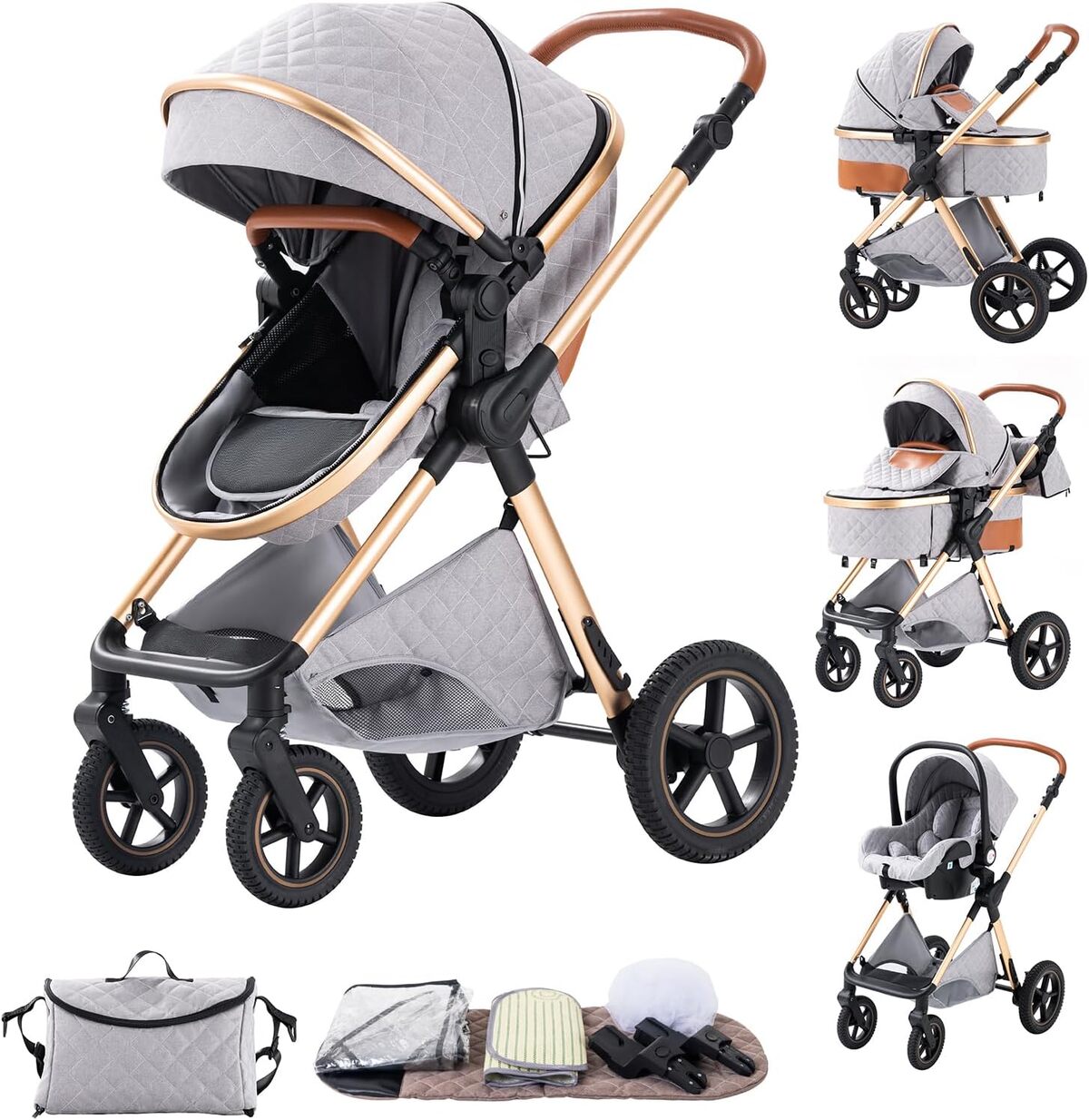 Test de la poussette BEBBY H2-GREY 3 en 1