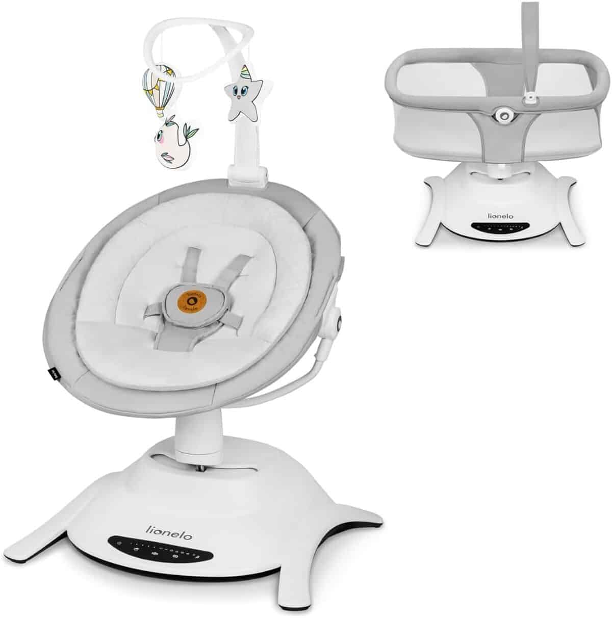 Test du lionelo Bella Set : siège swing gris béton