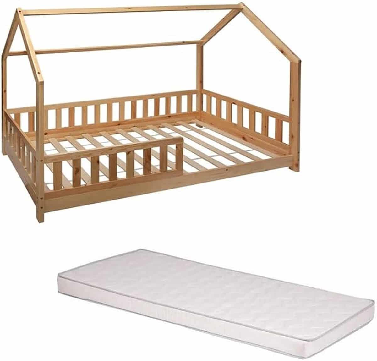 Test lit cabane enfant Atmosphera Bosco 90x190 cm