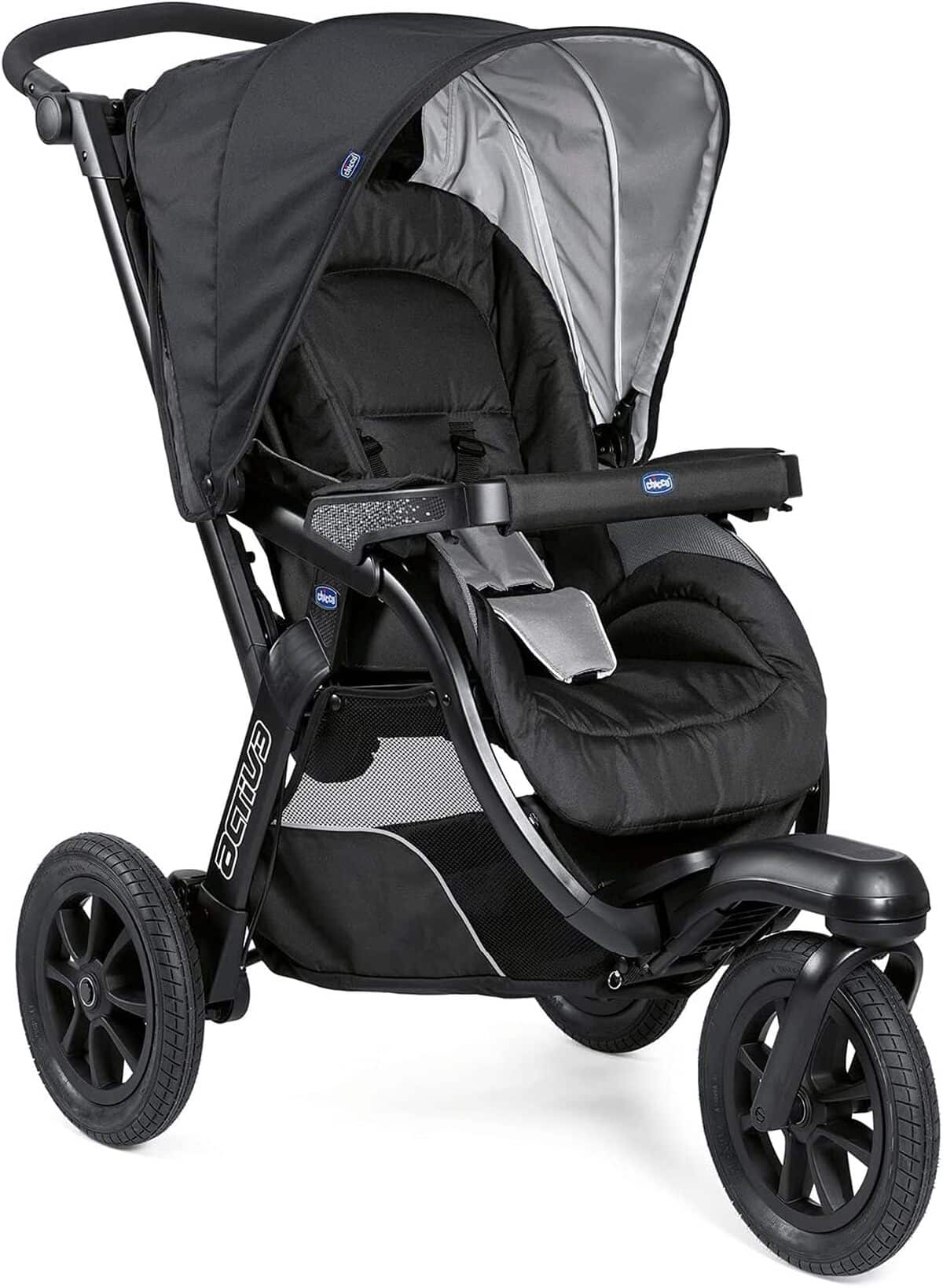 Test : poussette Chicco Activ3, maniabilité tout-terrain