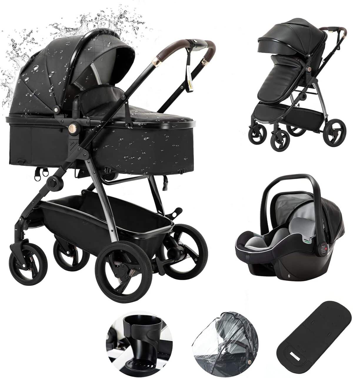 Test de la poussette Zkiprm 3 en 1 : pratique et tout-terrain