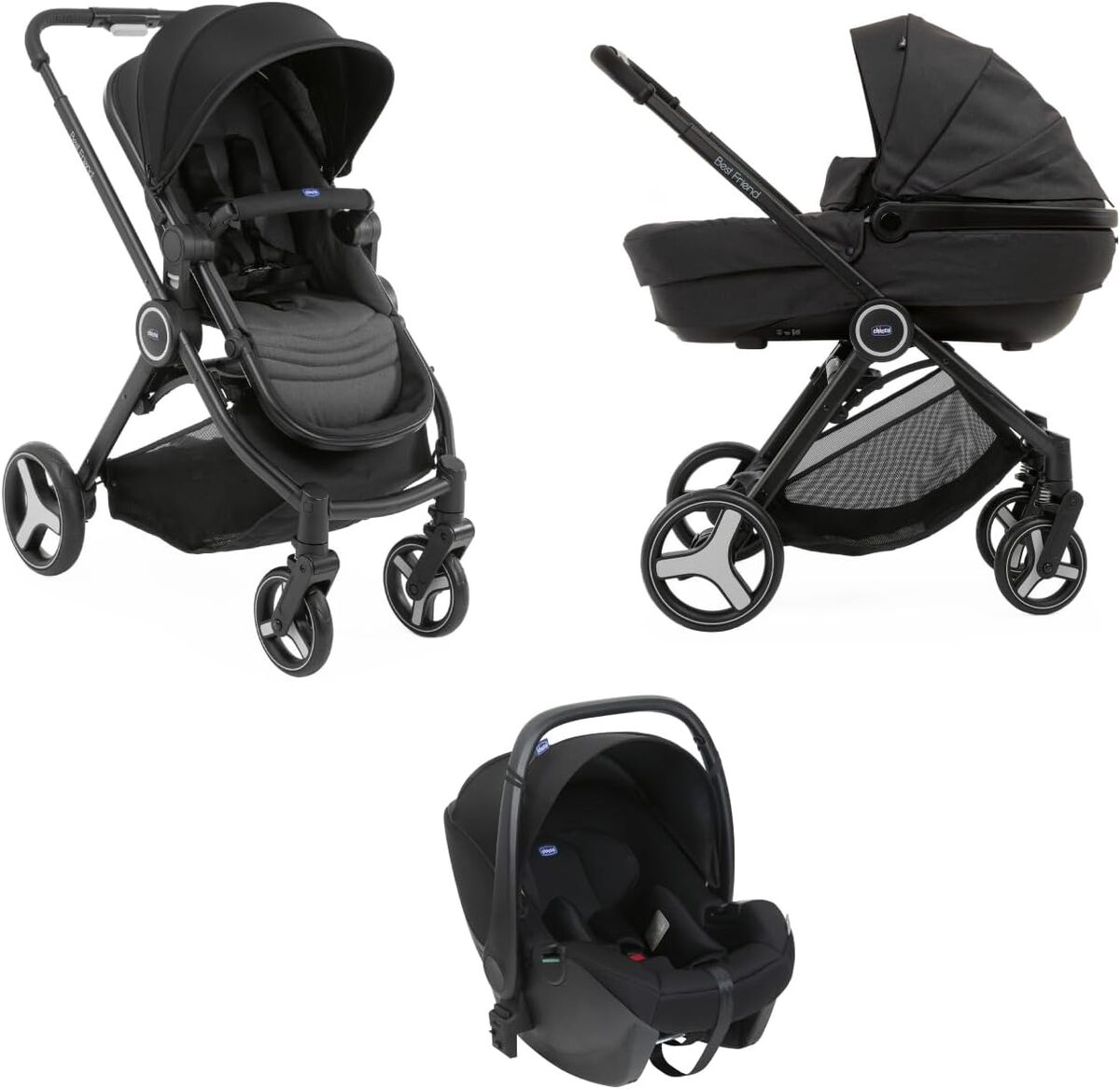 Test du Chicco Trio Best Friend : poussette 3en1 compacte et pratique