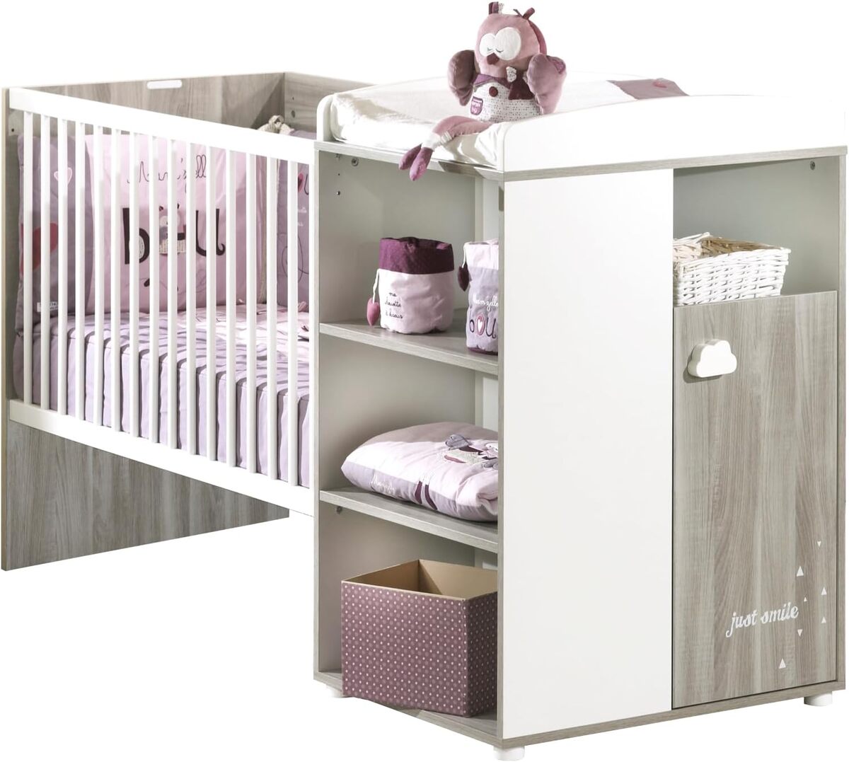 Test du lit combiné évolutif Baby Price 120x60 bois