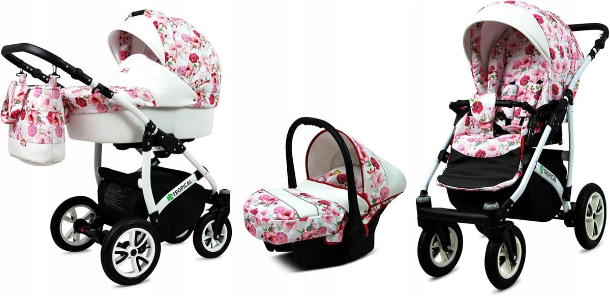 Test : poussette combinée 3 en 1 BabyLux® Tropical