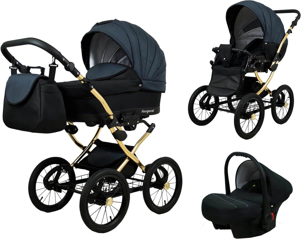 Test de la poussette 3 en 1 BabyLux Margaret Gold : polyvalence assurée