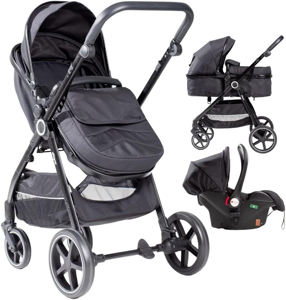 Test de la poussette Versa 3 en 1 d'Interbaby