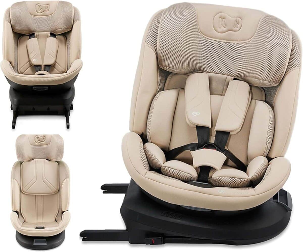 Test du siège auto Kinderkraft XPEDITION3 : évolutif et pivotant à 360°