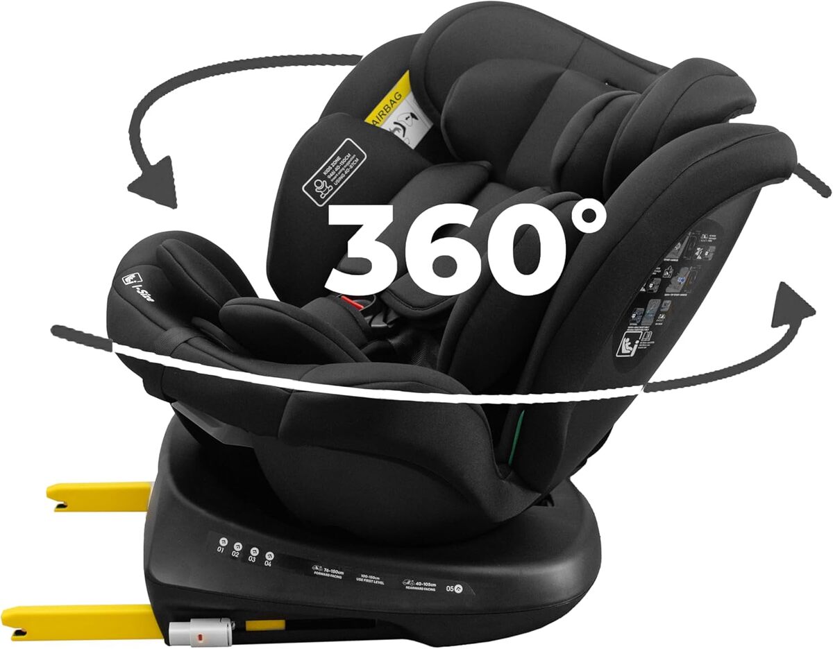 Test : siège auto pivotant 360° Isofix 0-36 kg