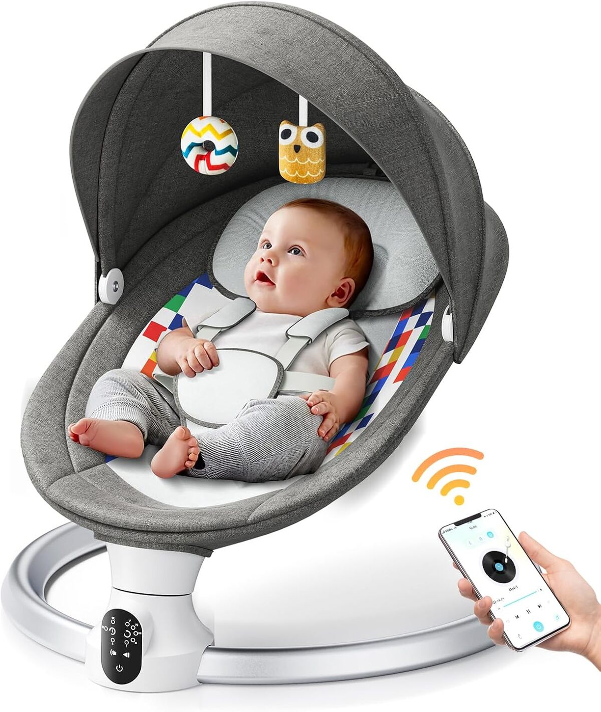 Test : balancelle bébé Hlieeosfcn avec vibrations et musique