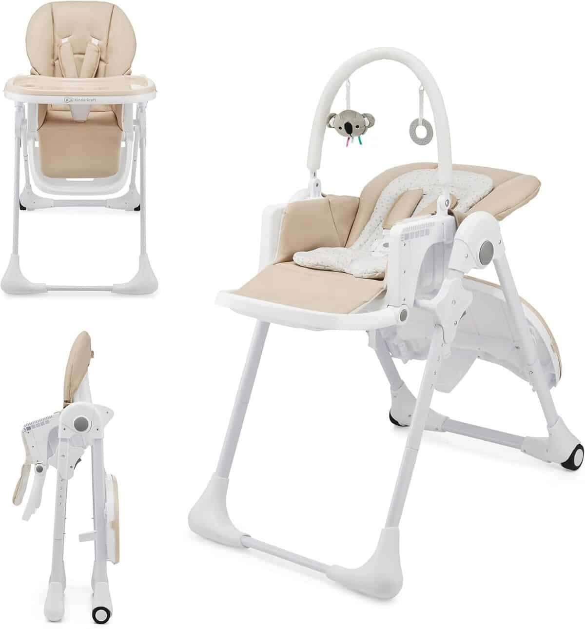 Test chaise haute Kinderkraft TUMMIE : ergonomique et pratique pour bébé