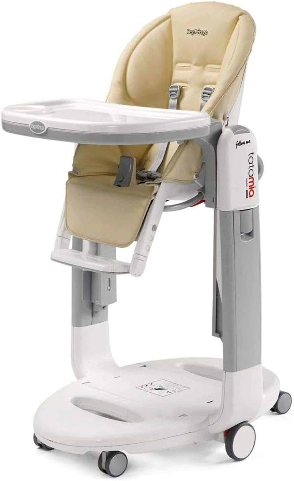 Test : chaise haute Tatamia Follow Me de Peg Perego, multifonction et compacte