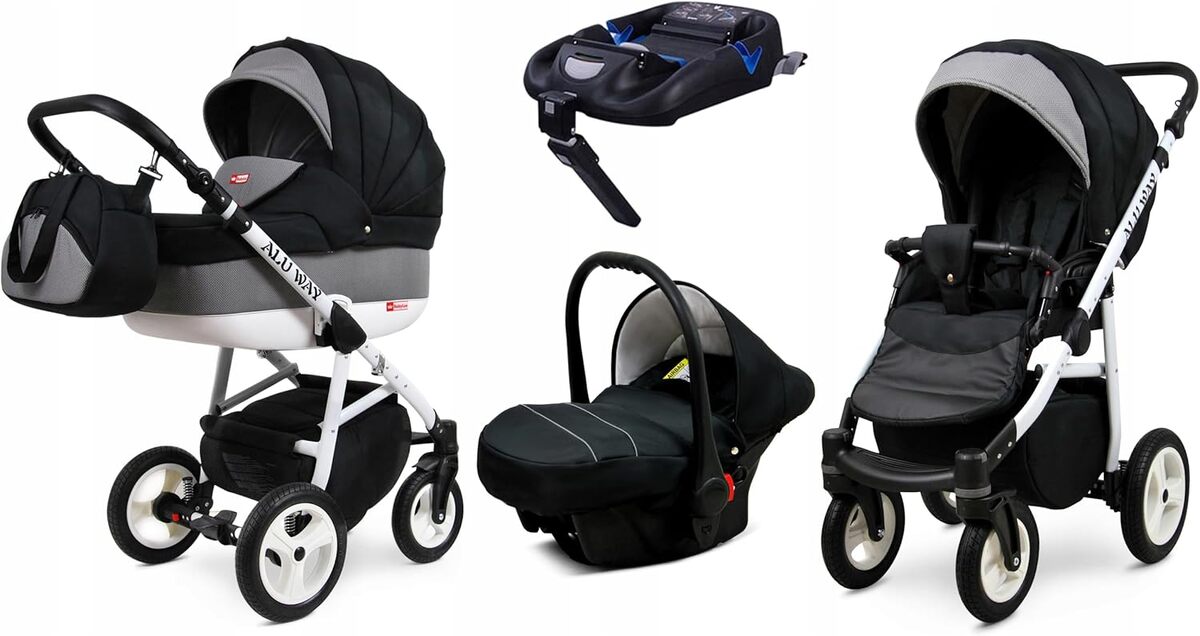 Test de la poussette combinée BabyLux® Alu Way 4 en 1 : multifonction et pratique