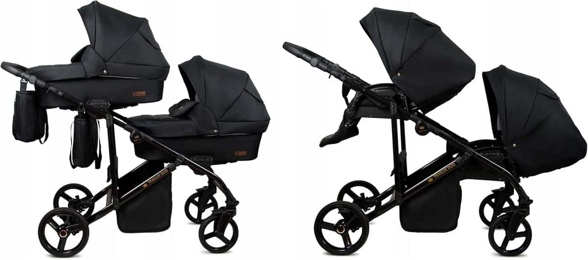 Test de la poussette duo pour jumeaux BabyLux Onyx 2 en 1