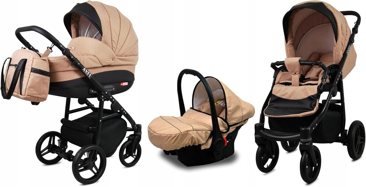 Test : poussette combinée BabyLux Axel 3 en 1
