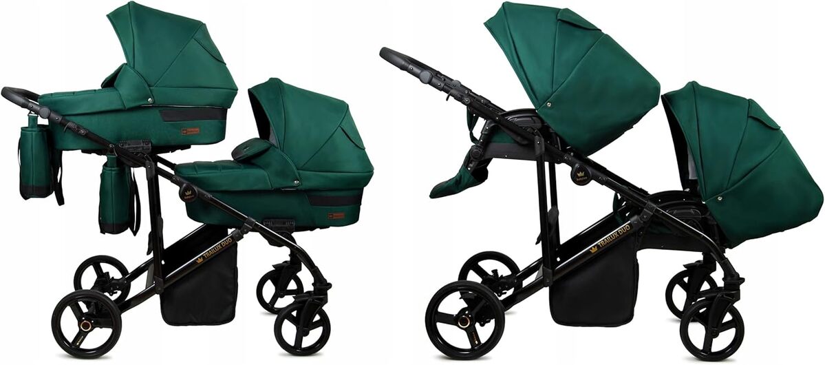 Test poussette duo BabyLux® pour jumeaux : polyvalence et accessoires inclus