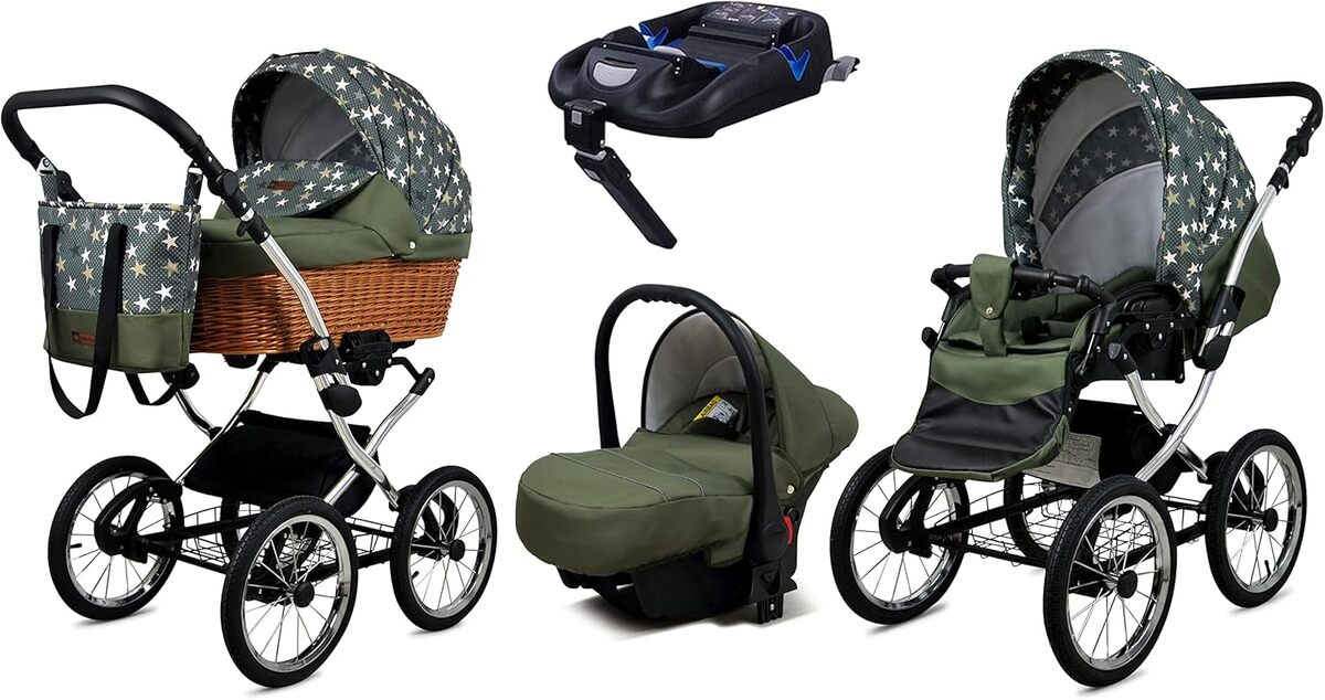 Test de la poussette Babylux 4en1 Olive Star