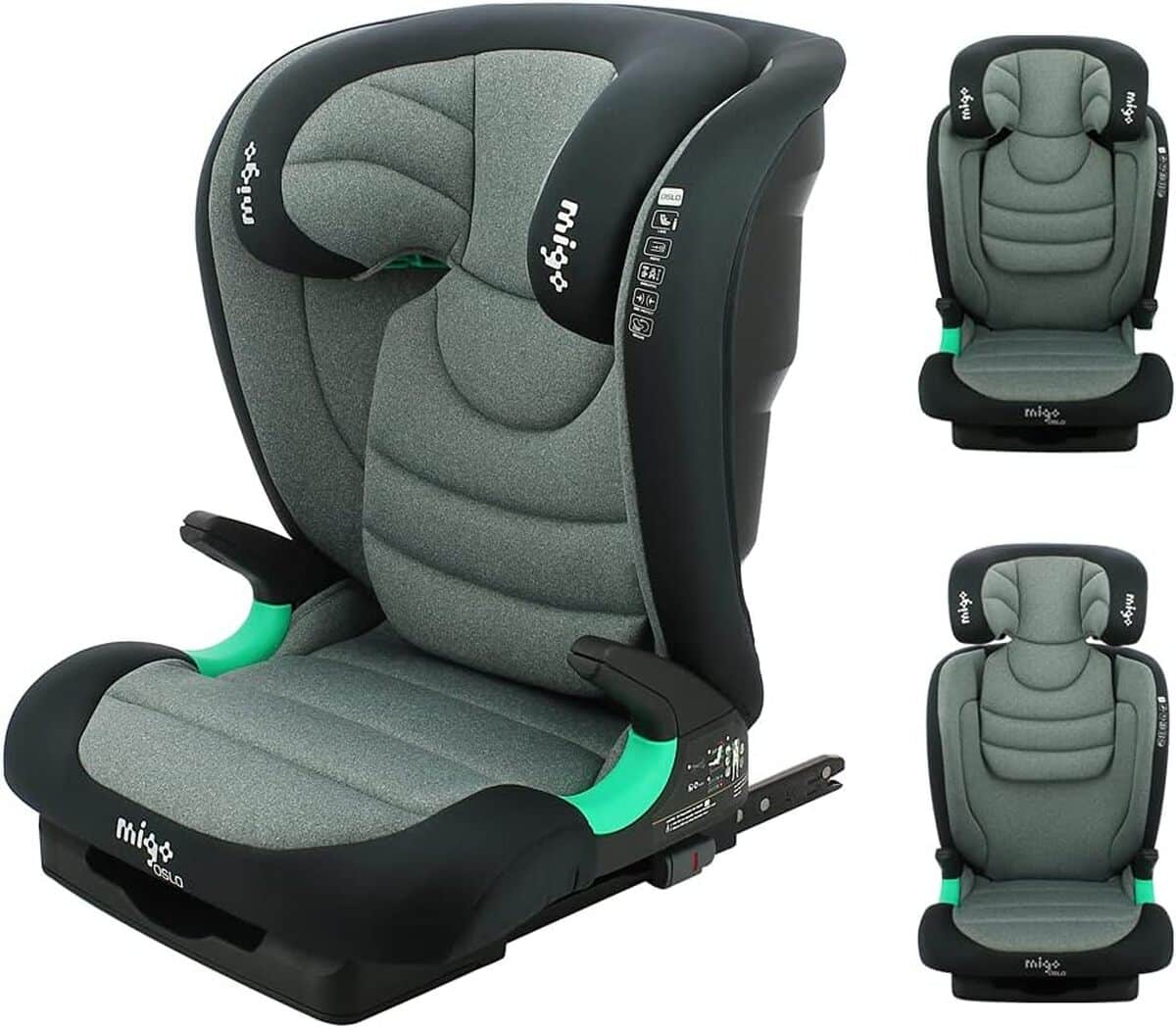 Test : siège auto isize Oslo de Migo - Sécurité Isofix et confort ajustable