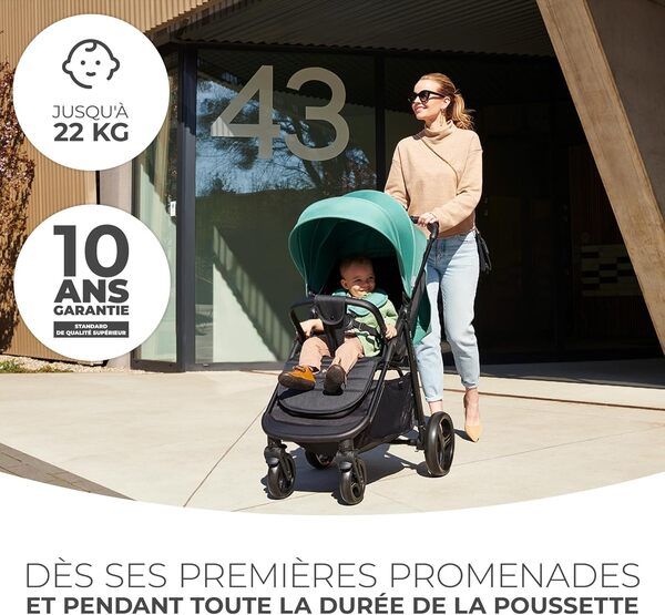 Poussette Kinderkraft RINE - Vital Pink