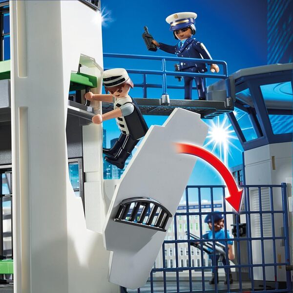 Playmobil 6919 Commissariat de Police avec Prison- City Action- Les policiers - City Action Les policiers