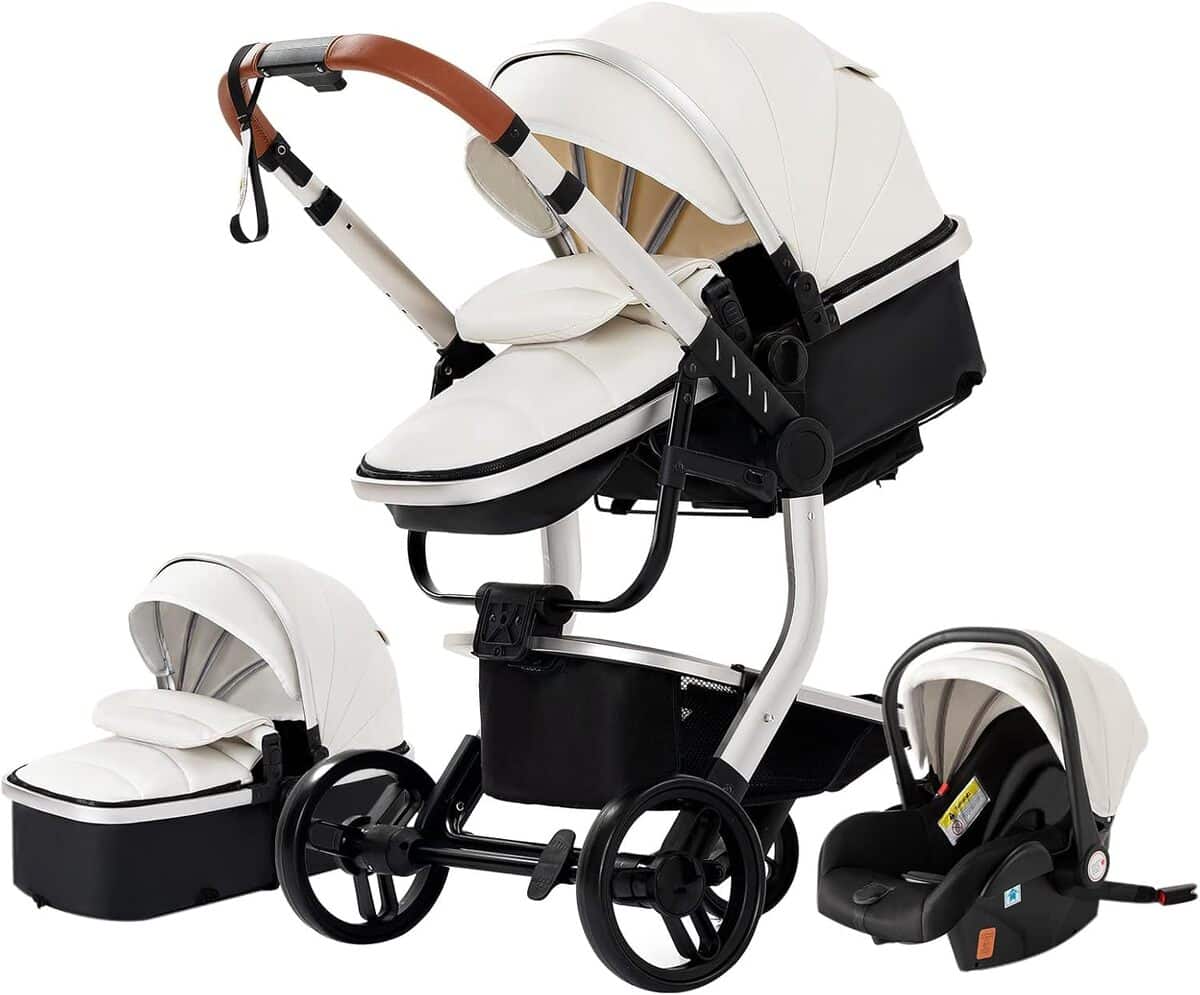 Test de la poussette combinée 3 en 1 Poussette 518 White : confort et praticité