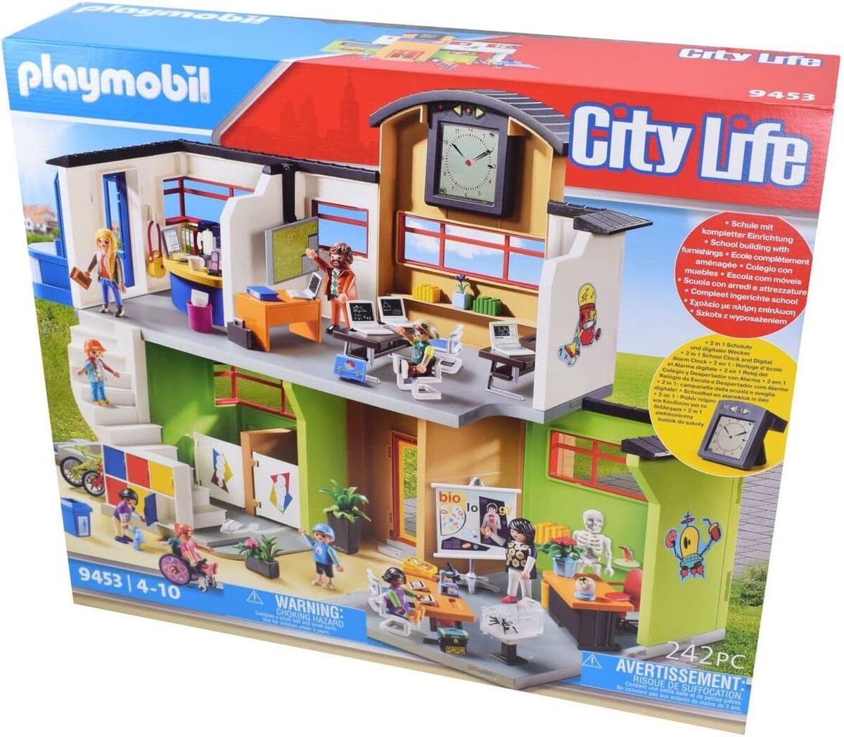 Test de l'école aménagée Playmobil 9453 : city Life