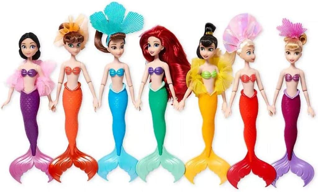 Test des poupées Disney Ariel and Sisters : un lot de 7 enchanté