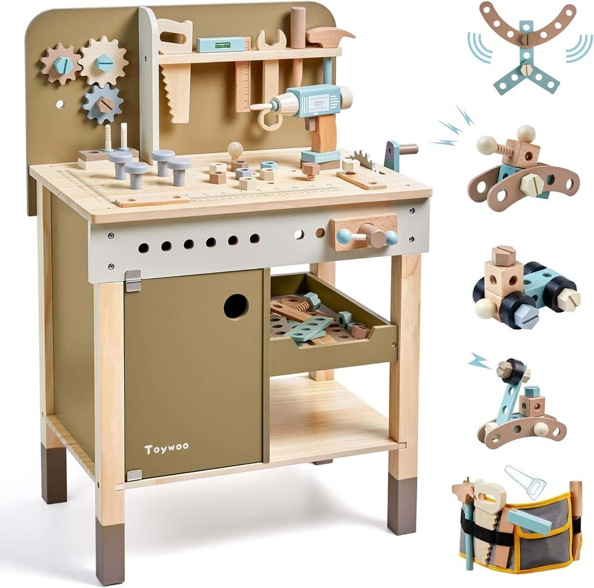Test du banc à outils vert Medoga pour enfants