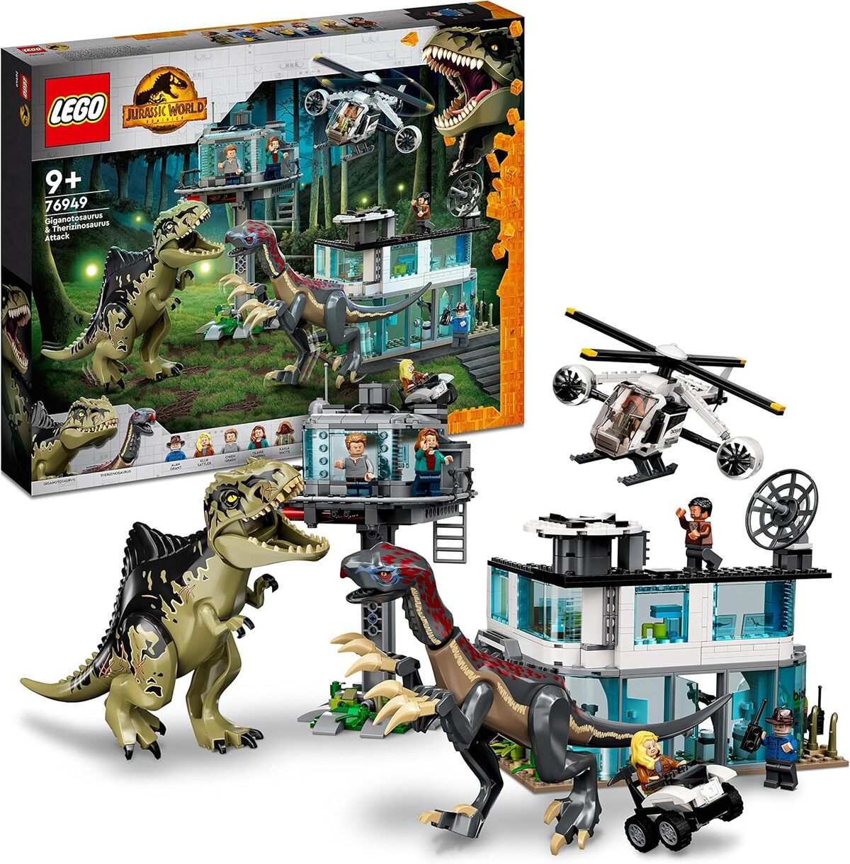 Test du LEGO 76949 Jurassic World : l’attaque du Giganotosaurus et du Therizinosaurus